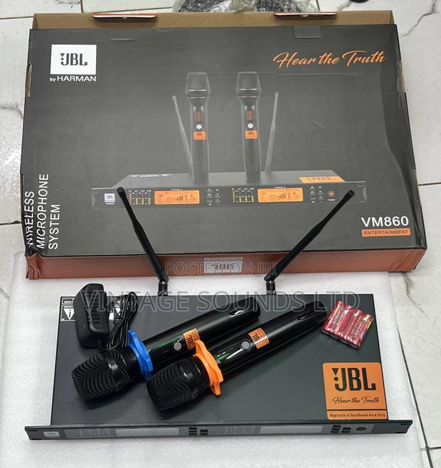 JBL VM 860 UHF Dual Wireless Microphone System - main view