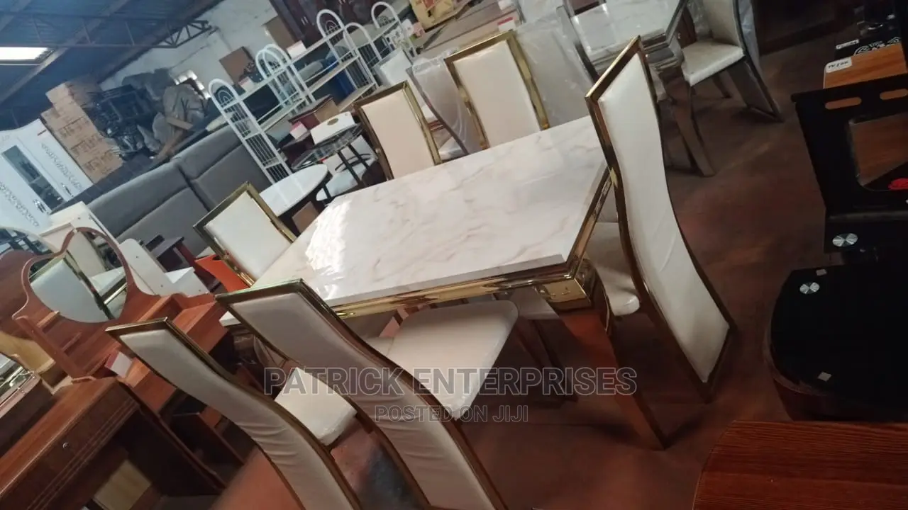 Imported Morden Marble Dinning Table 6 Seater