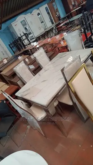 Imported Morden Marble Dinning Table 6 Seater