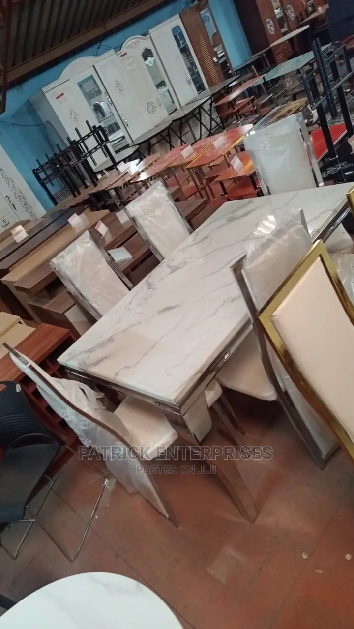 Imported Morden Marble Dinning Table 6 Seater