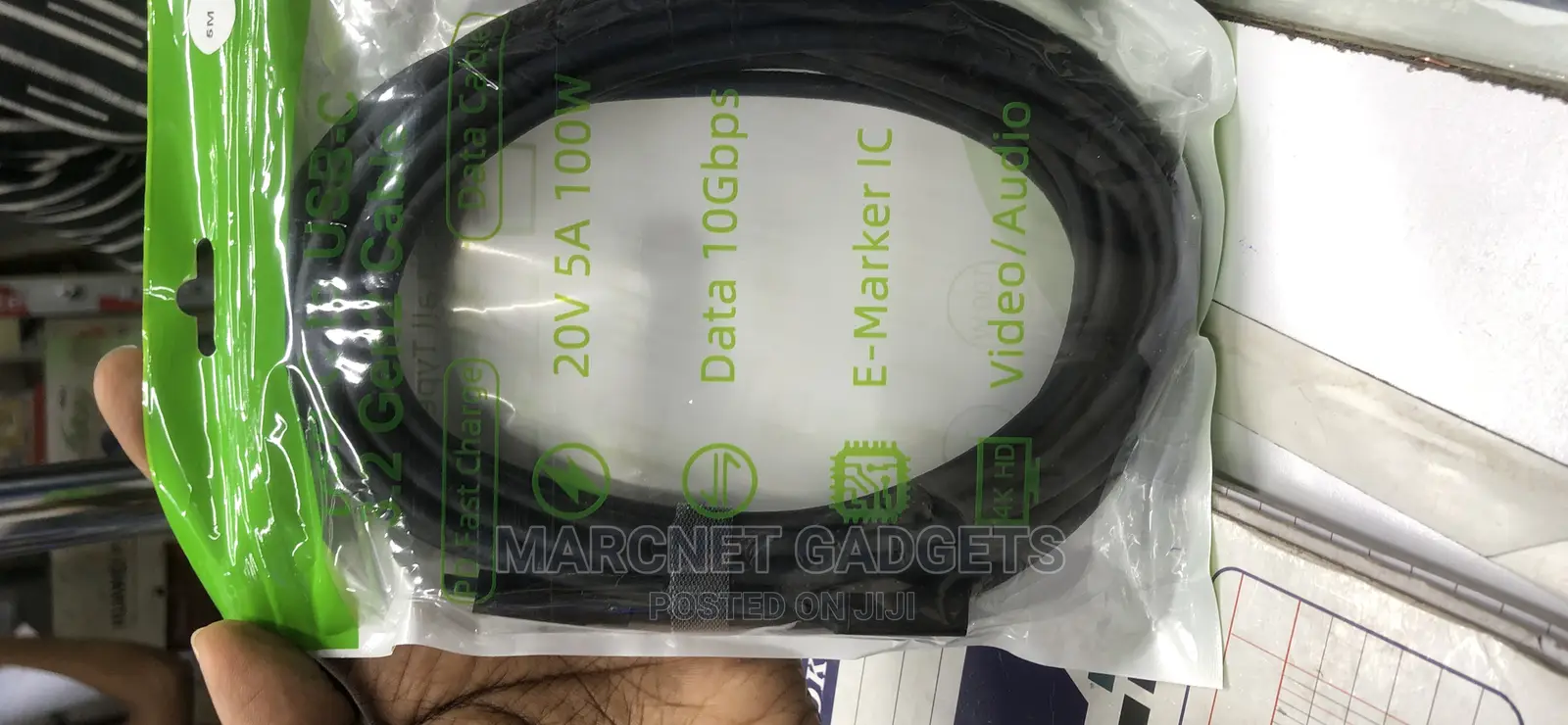 Usb C Male to Usb C Female 5m Charge Video Audio Data 10gbps