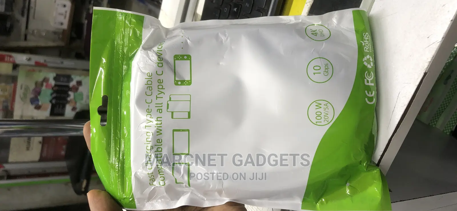 Usb C Male to Usb C Female 5m Charge Video Audio Data 10gbps