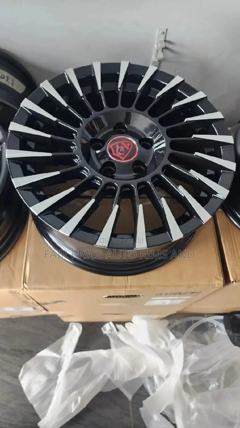 Rims Size 15/5/100 Normal Silver and Black Silver.