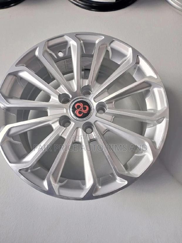 Rims Size 15/5/100 Normal Silver and Black Silver. - thumbnail 2