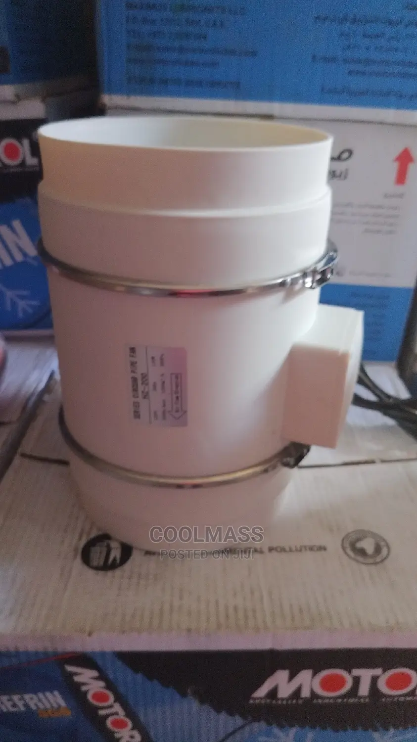 Inline Fan PVC 200mm or 8" in Nairobi Kenya