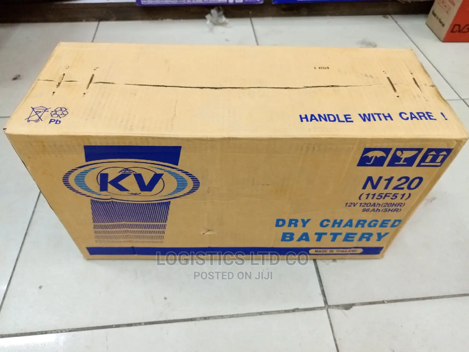 Kv 12V N120 Automotive Wet Track Battery