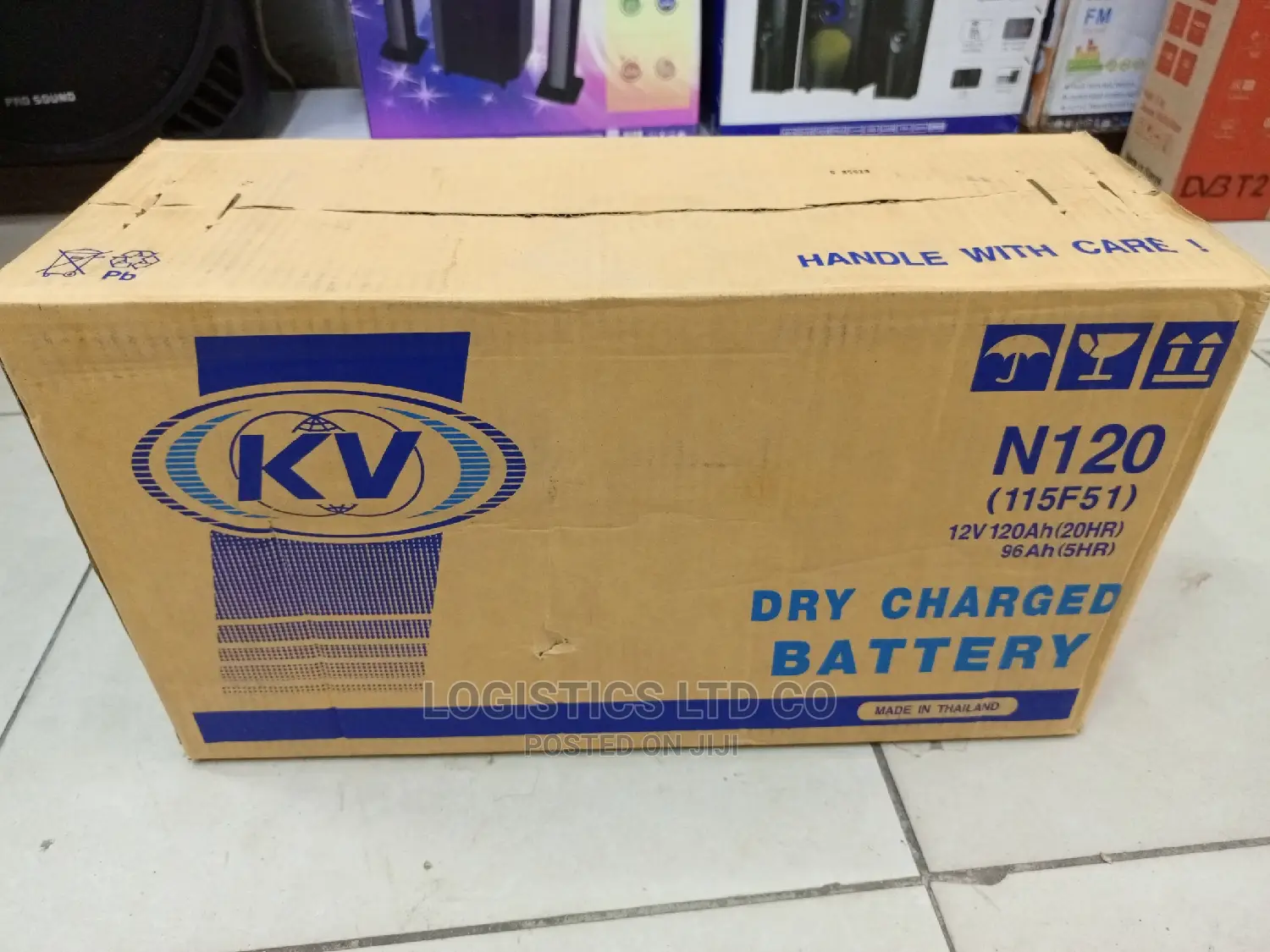 Kv 12V N120 Automotive Wet Track Battery