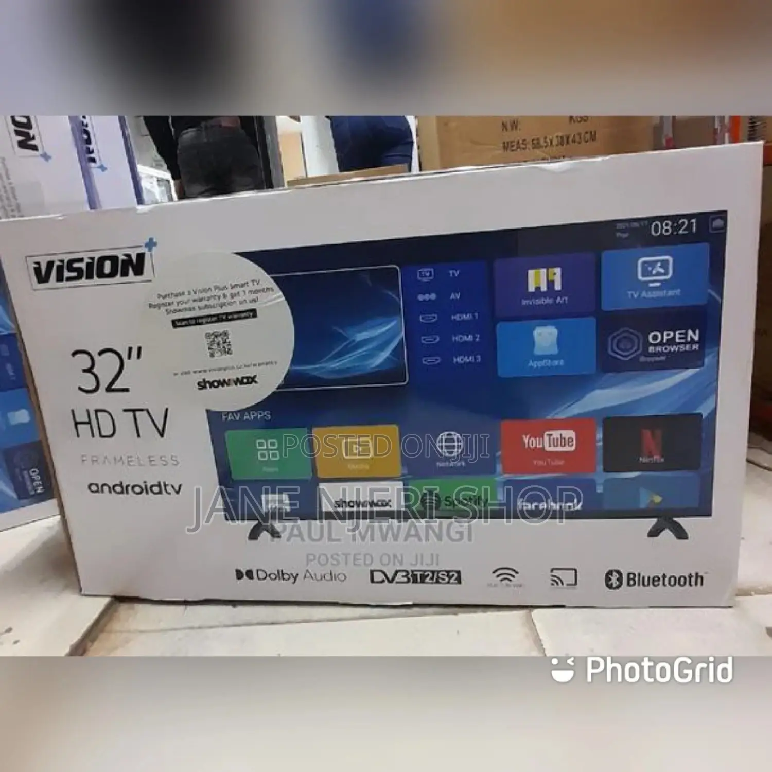 Vision Flameless 32 Inches Tv