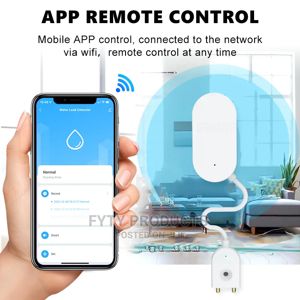 SMATRUL Tuya Zigbee 3.0 Water Leak Sensor Flooding Detector