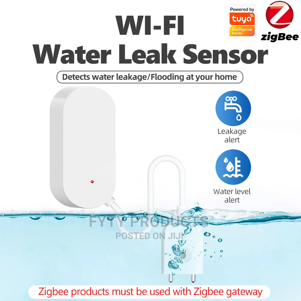 SMATRUL Tuya Zigbee 3.0 Water Leak Sensor Flooding Detector