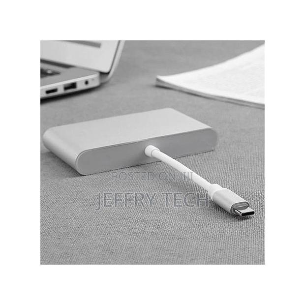 Type C to HDMI USB 3.1 Usb-C Rj45 Lan Network Hub Adapter E - thumbnail 3
