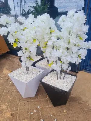 White Cherry Blossom Indoor Artificial House Plant