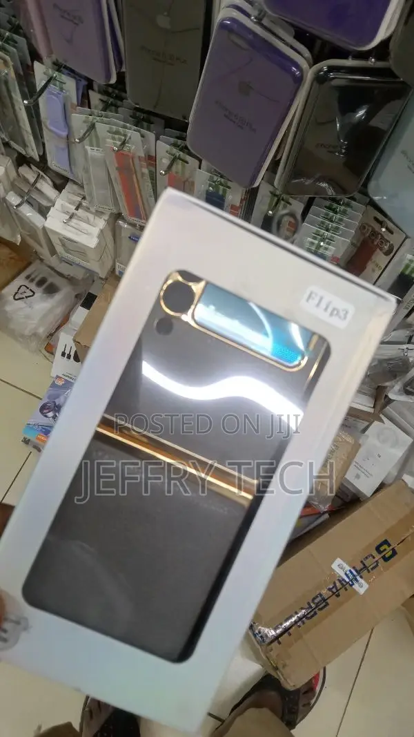 Synthetic Leather- Samsung Galaxy Z Flip 3 Case - Navy Blue