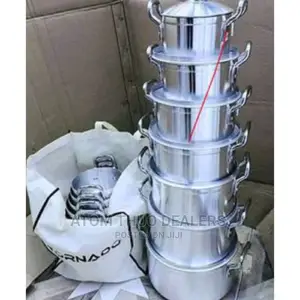 14 Pieces Tornado Stainless Steel Sufuria**""' 