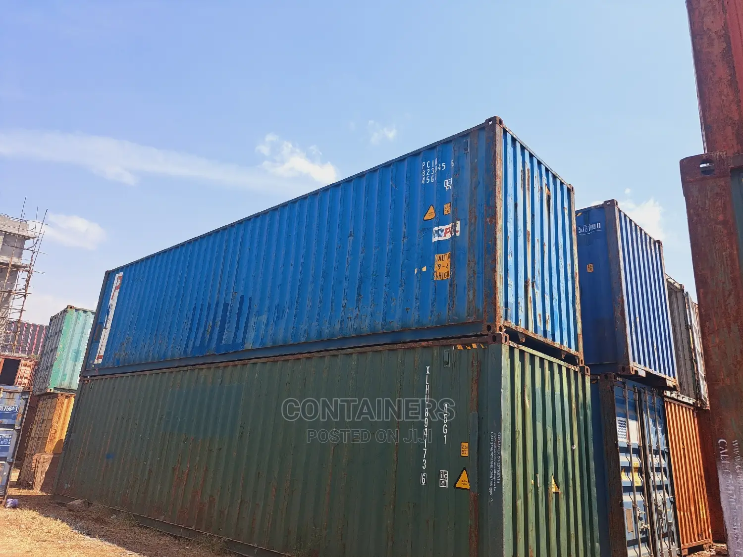 Mild Steel Shipping Containers Available.