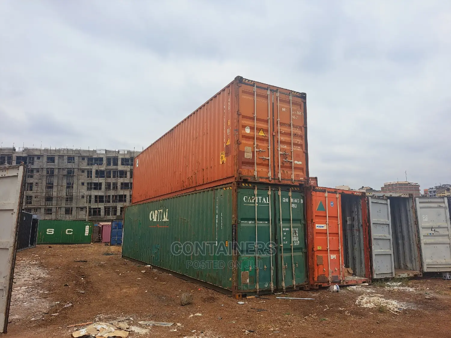 Mild Steel Shipping Containers Available.