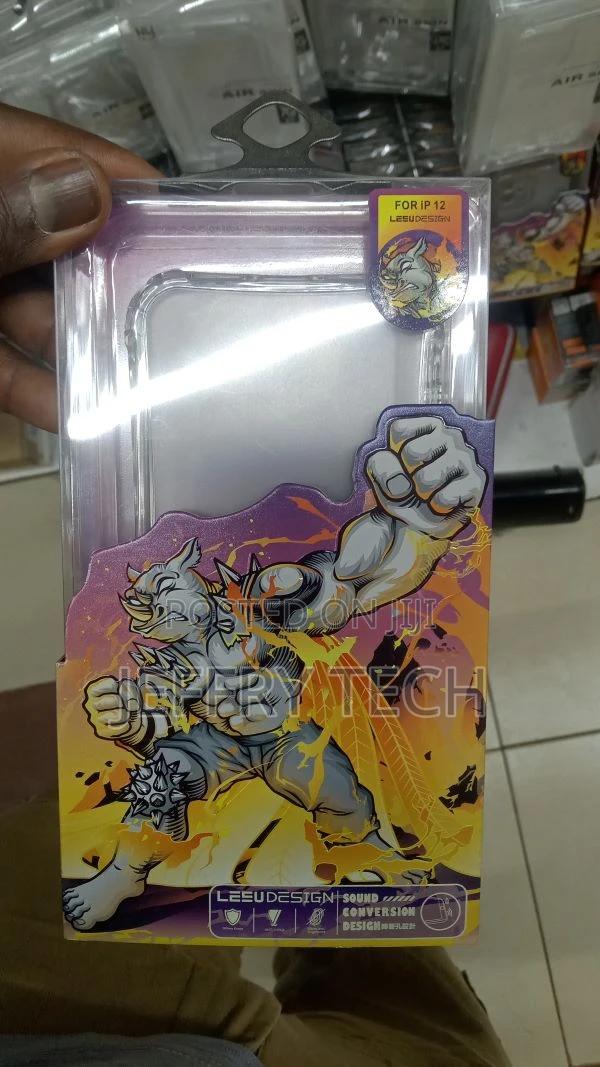 iPhone 12 - LEEU DESIGN Rubber Cover - Transparent - main view