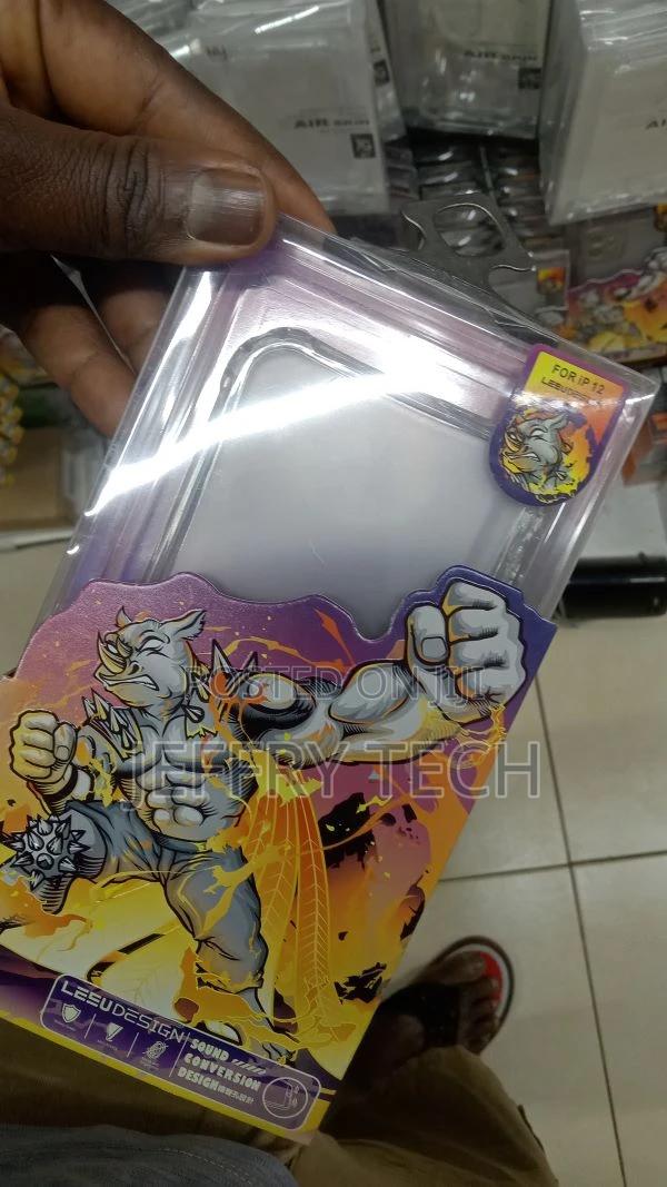 iPhone 12 - LEEU DESIGN Rubber Cover - Transparent - thumbnail 2