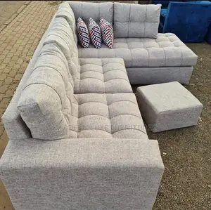 Modern 6 Seater L-Seat Sofa