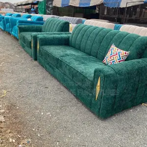 Green 5 Seater Sofa