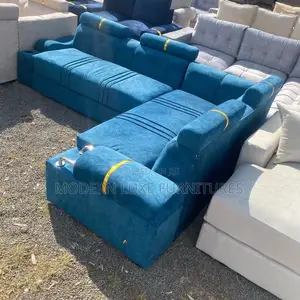 Blue L-Seat Sofa