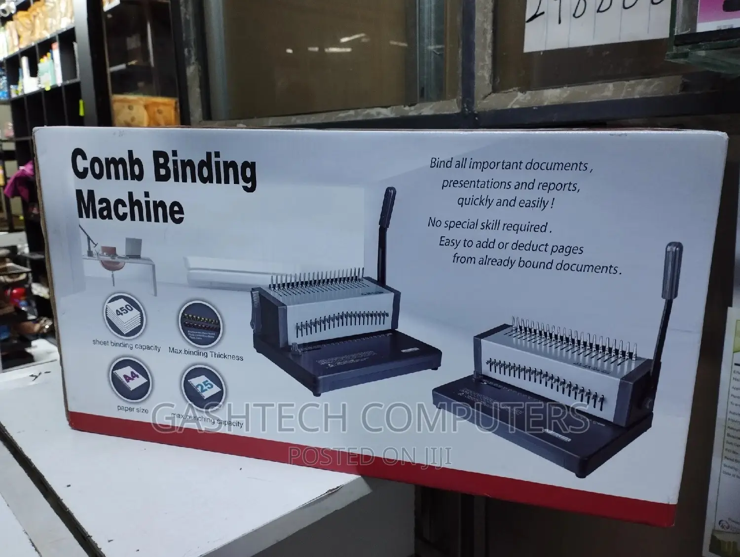 Comb 2088c Binding Machine °^ Heavy Duty Binder