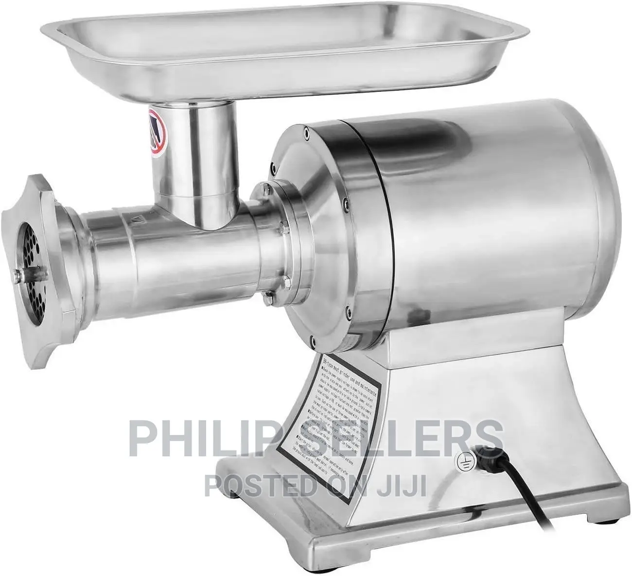 L.HPT Meat Mincer 750W Electric Meat Grinder 1HP 190PRM Sta