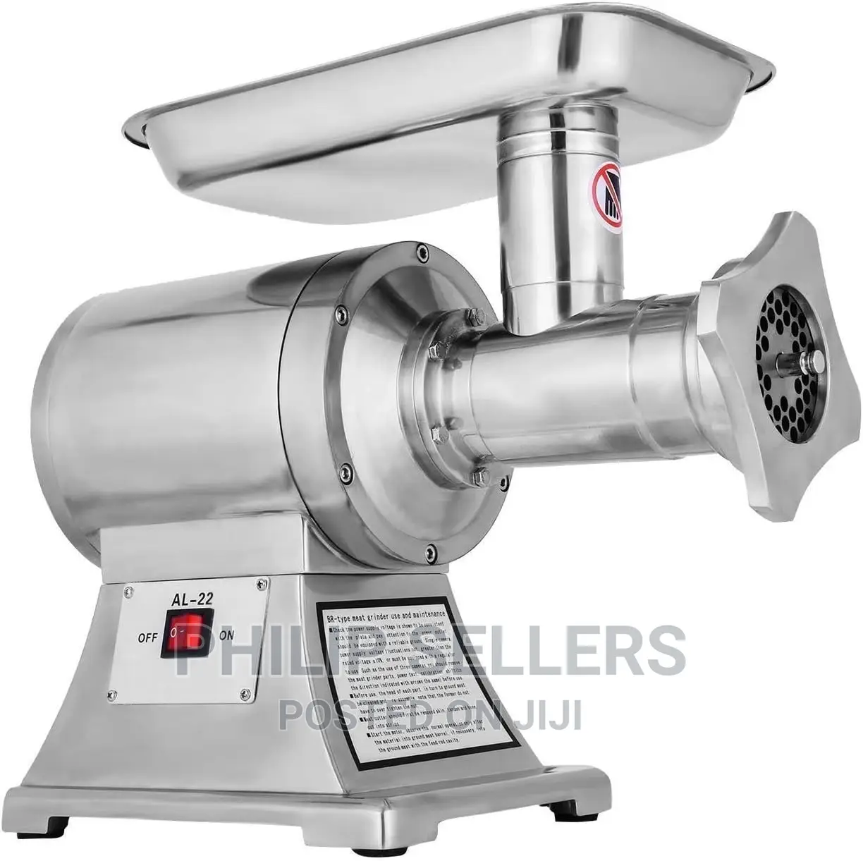 L.HPT Meat Mincer 750W Electric Meat Grinder 1HP 190PRM Sta