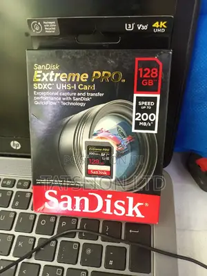 Sandisk Camera Memory Extrem Pro Card 128