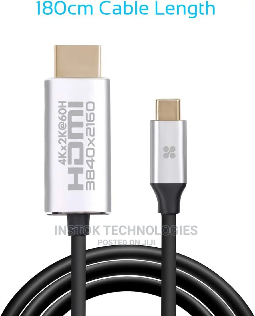 Promate Hdlink-60h USB-C to 60hz HDMI Cable 1.8M