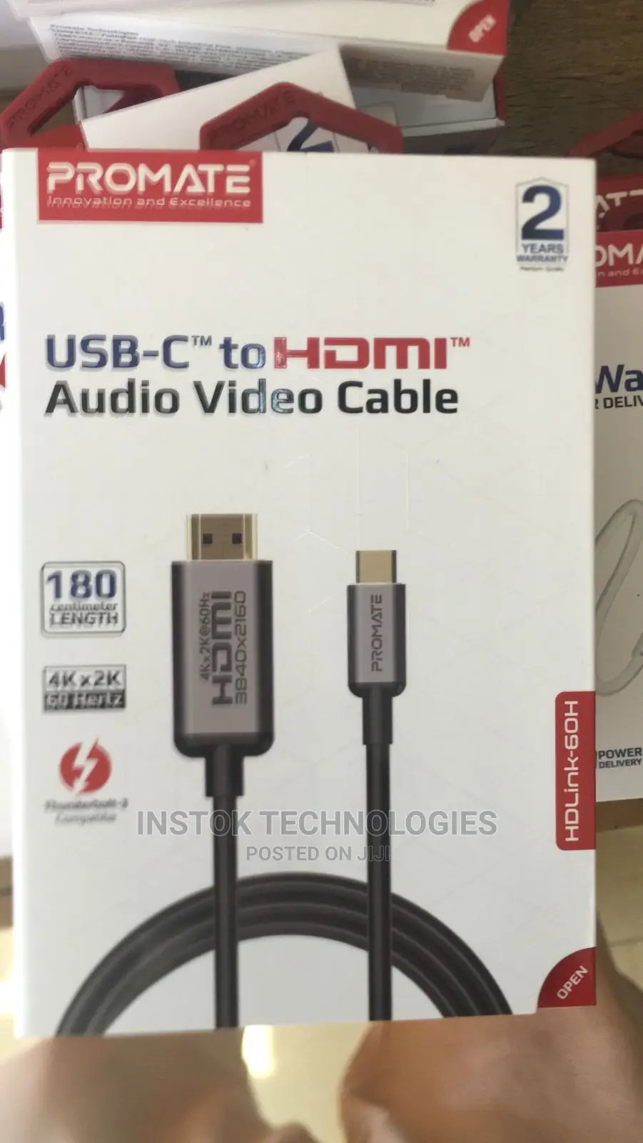 Promate Hdlink-60h USB-C to 60hz HDMI Cable 1.8M