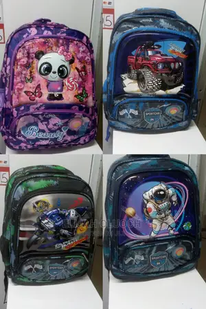 Cartoon Themed School Bags
