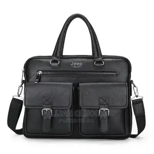 Jeep Leather Laptop Bags