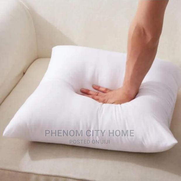 Fibre White Throw Pillow