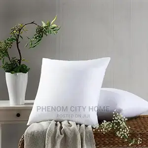 Fibre White Throw Pillow