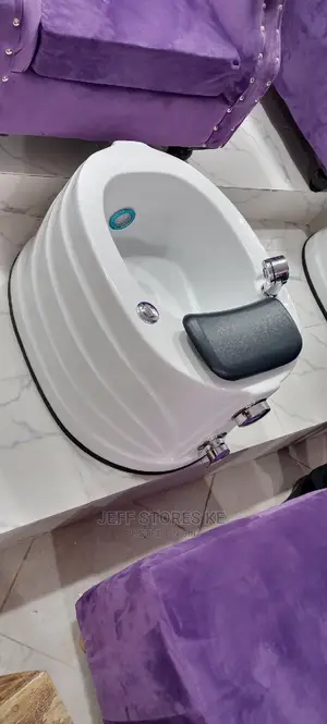 Silver White Pedicure Fibre Spa