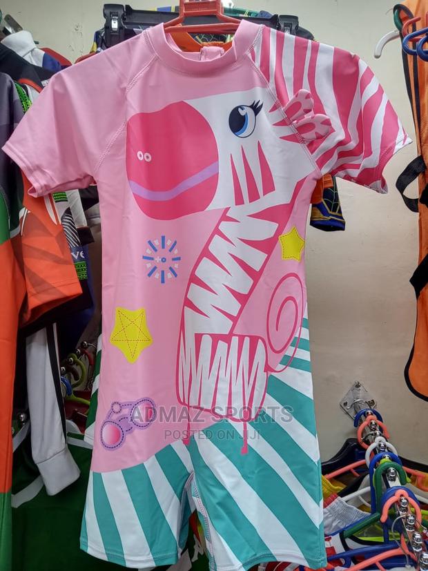 Girls Swimming Costume With a Cape - thumbnail 2