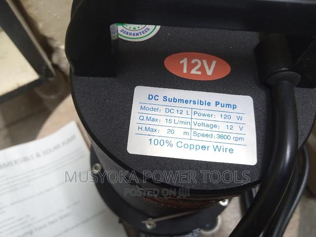 DC Submersible Water Pump 120W