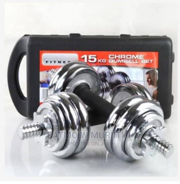 15kg Dumbbell Set in a Case - main view