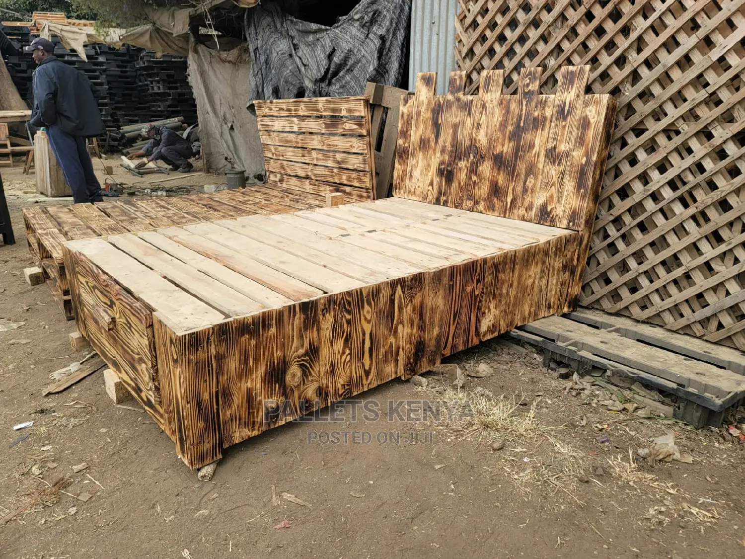 4*6 Pallet Bed- With Additional Storage
