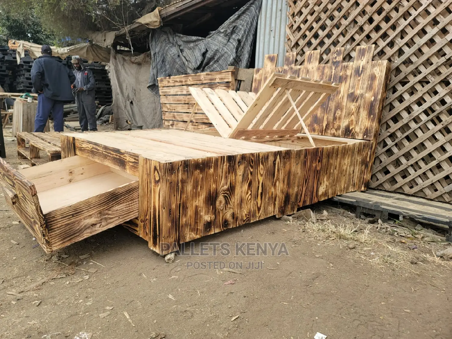 4*6 Pallet Bed- With Additional Storage