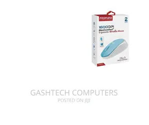 Blue Promate 1600DPI Contoured Wireless Mouse,