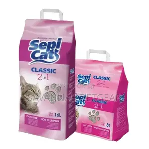 Sepicat Classic Anti-Bacterial Scented Cat Litter, Non-Clump - 8l