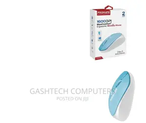 Promate Wireless Mouse, Blue^Promate Wireless Mouse, Blue