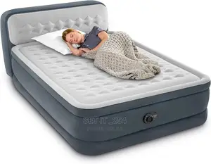 Intex Dura Beam Airbed With Inbuilt Electric Pump and Plush