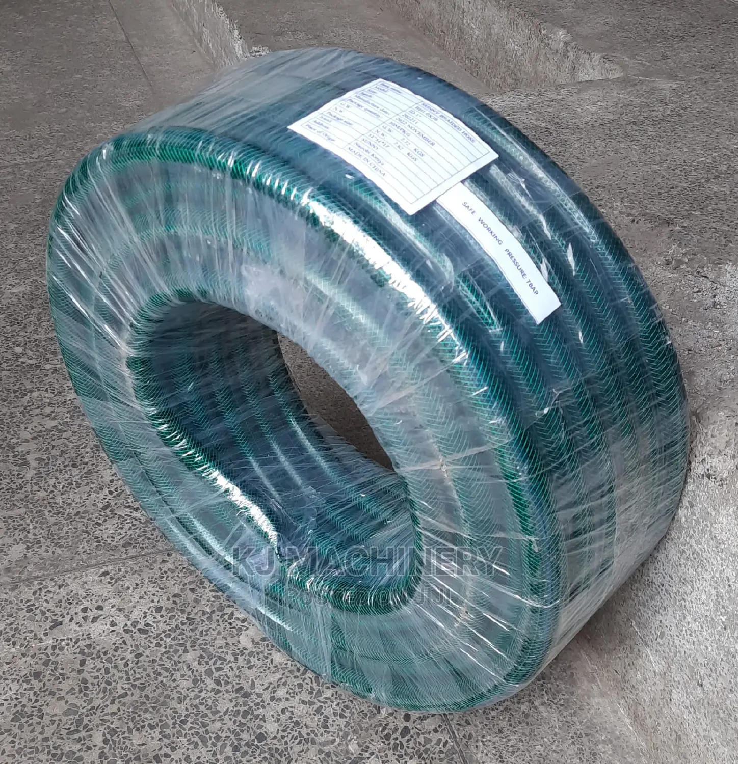Braided Hose Delivery Pipe-Color Green 25mm Inch 30m