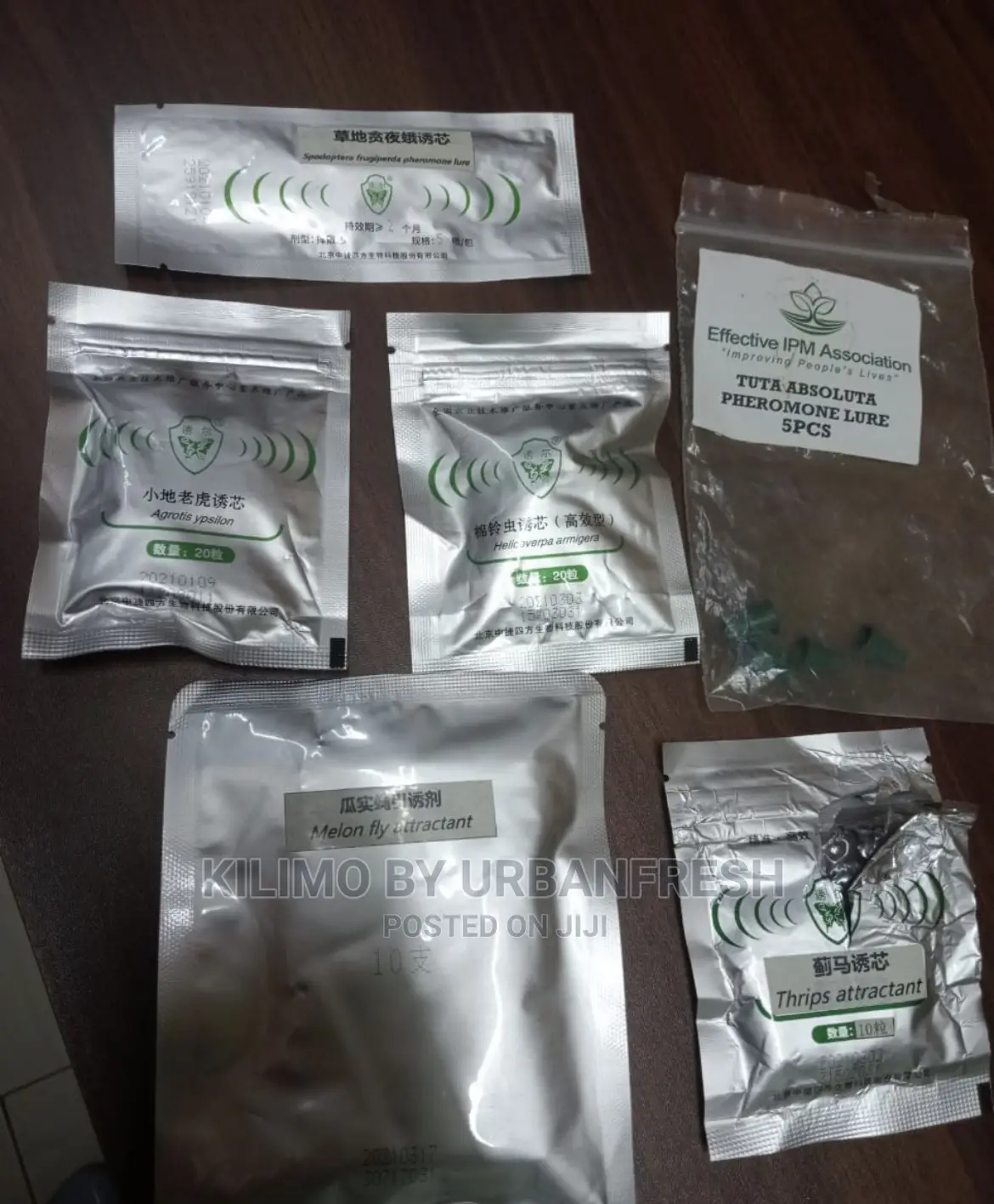 10 Units: Lures: Tuta Absoluta/Fall Army Worms / Fruit Flye