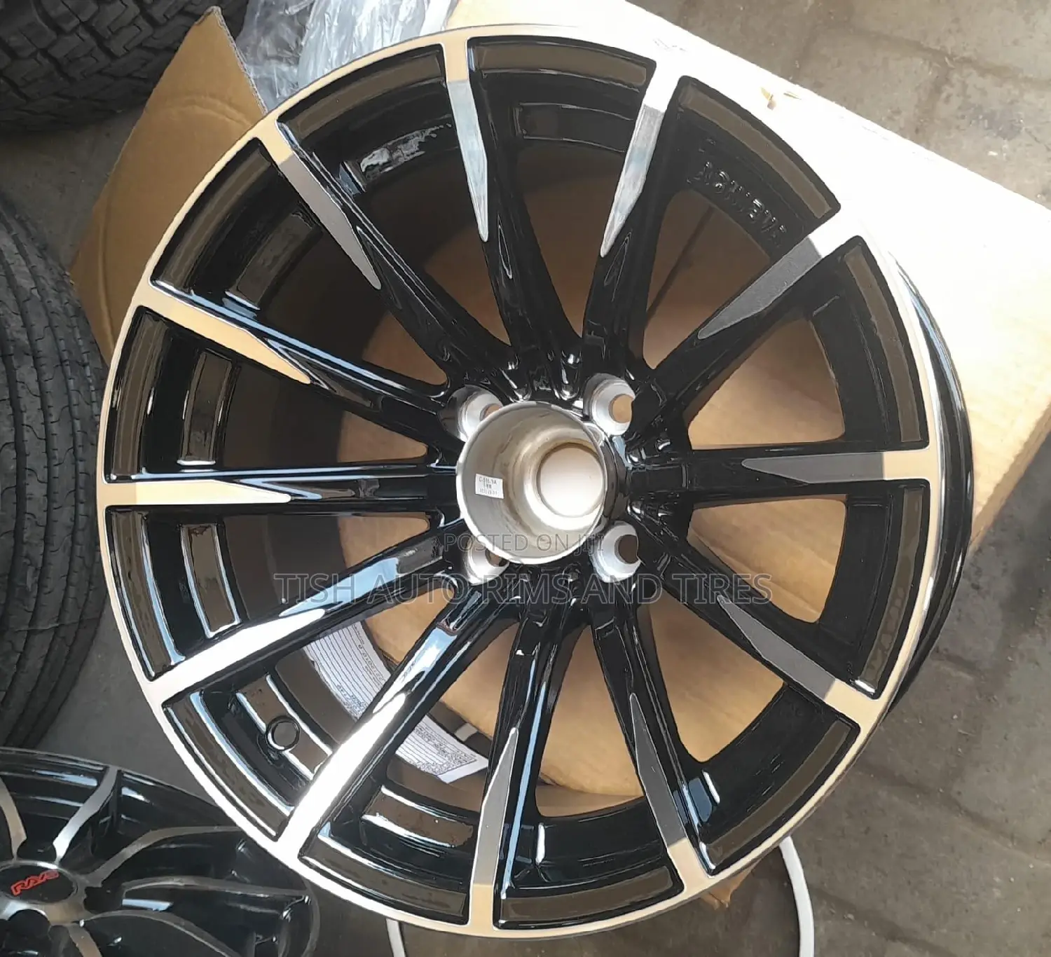 Black Silver Wide Offset Rims 14 Inch