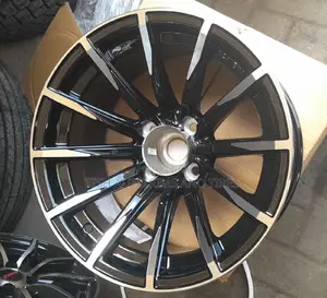 Black Silver Wide Offset Rims 14 Inch