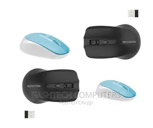 Promate 1600DPI Dual Tone Wireless Mouse, Blue or Black